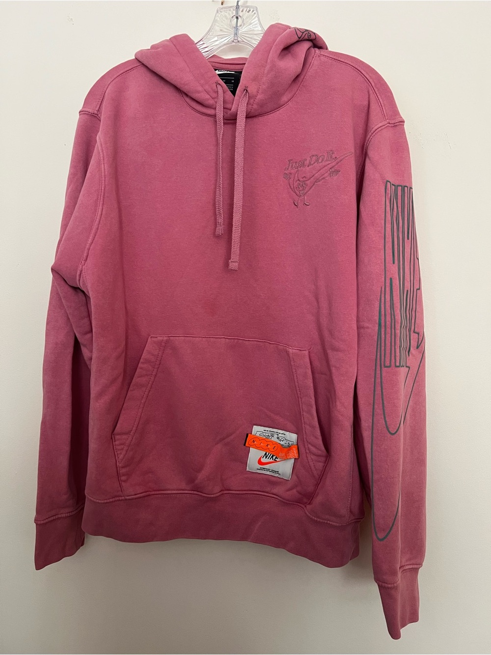 Nike Men’s Rose Pink Pullover Hoodie